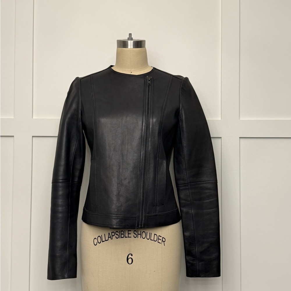 Vince Women's Black Leather Jacket